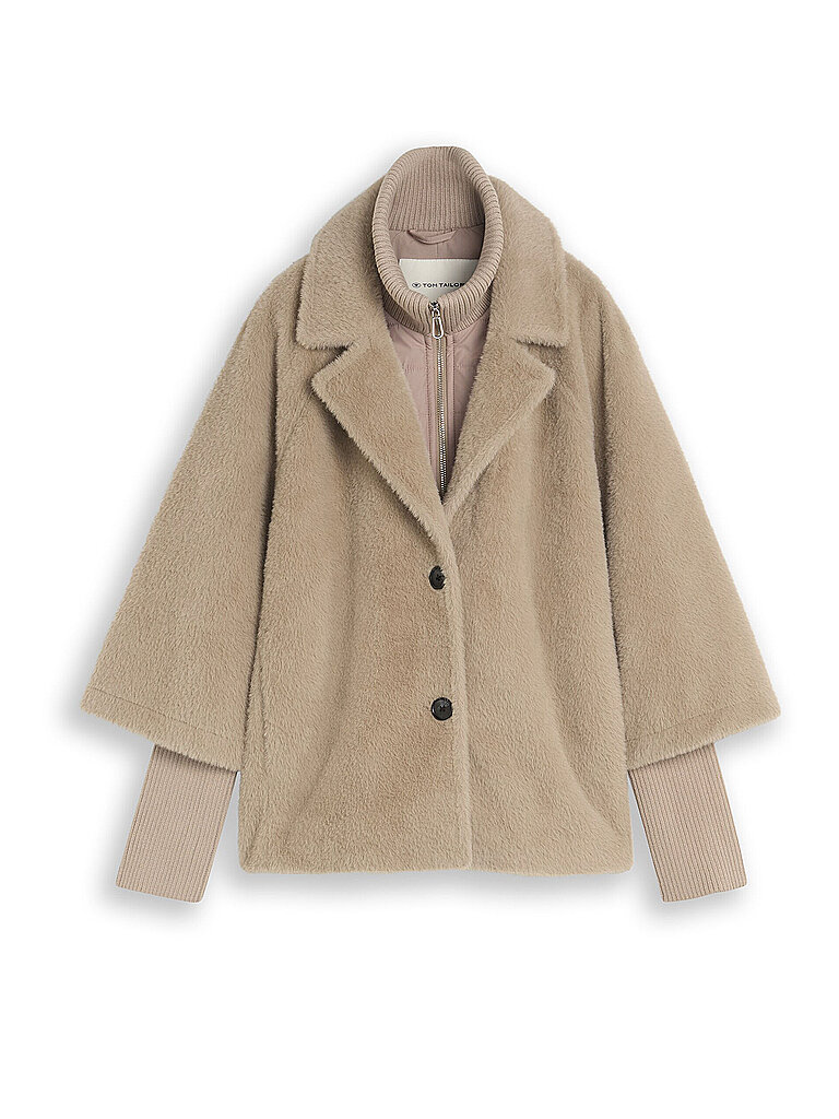 Doppelschichtige Wickeljacke mit Reverskragen für Damen Tom Tailor