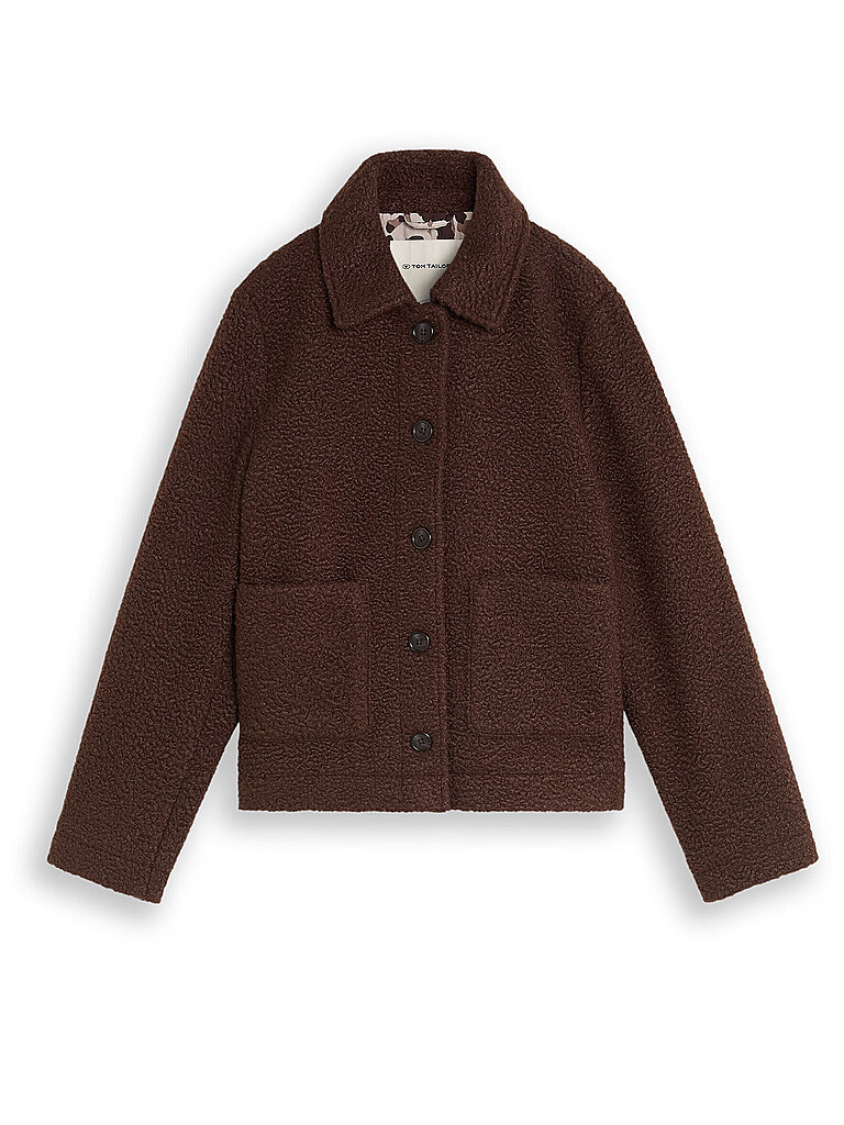 TOM TAILOR Jacke braun | M