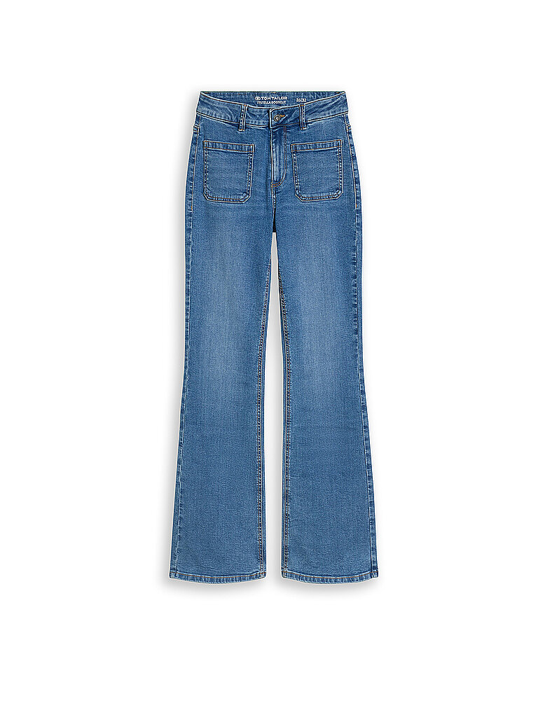 TOM TAILOR Jeans Flared Fit TTSTELLA blau | 28/L30