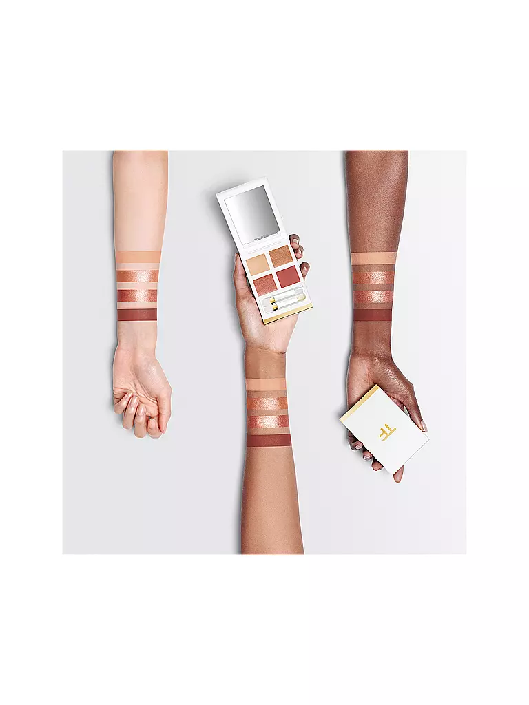 TOM FORD BEAUTY | Lidschatten - Eye Color Quad (01 Bronze Isle) | dunkelrot