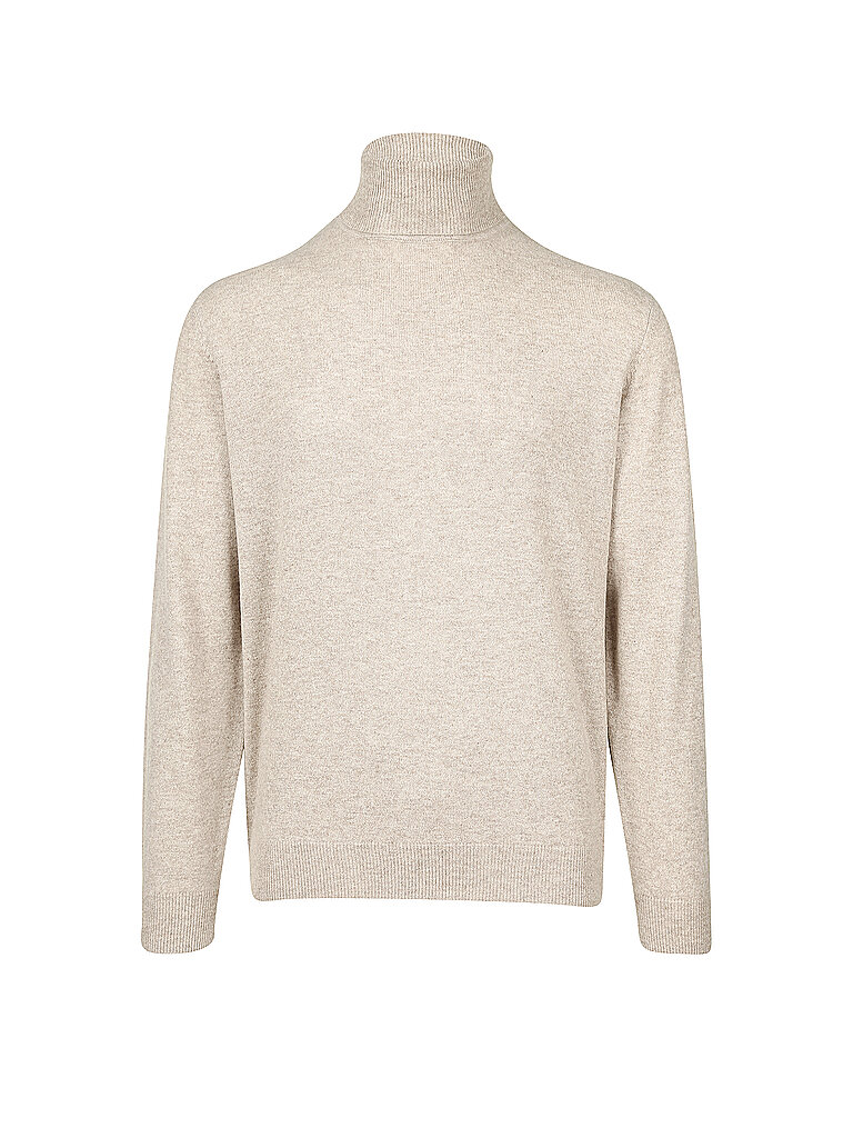 TOM RUSBORG Kaschmir Rollkragenpullover grau | M