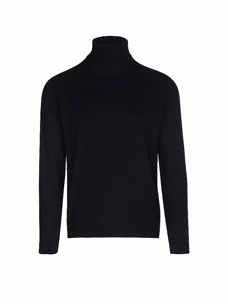 TOM RUSBORG | Kaschmir Rollkragenpullover | dunkelblau