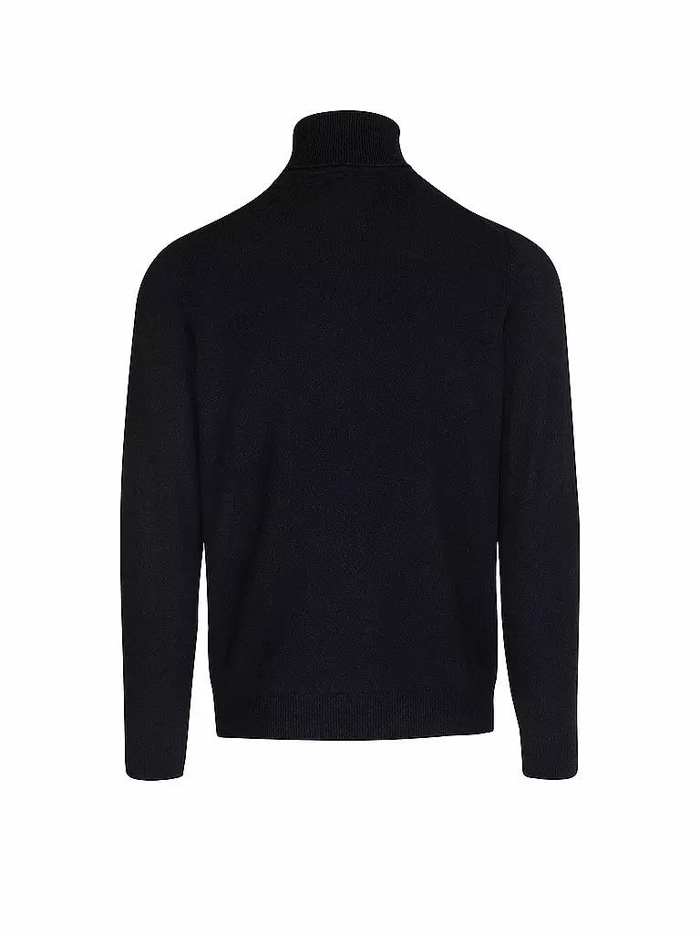 TOM RUSBORG | Kaschmir Rollkragenpullover | dunkelblau