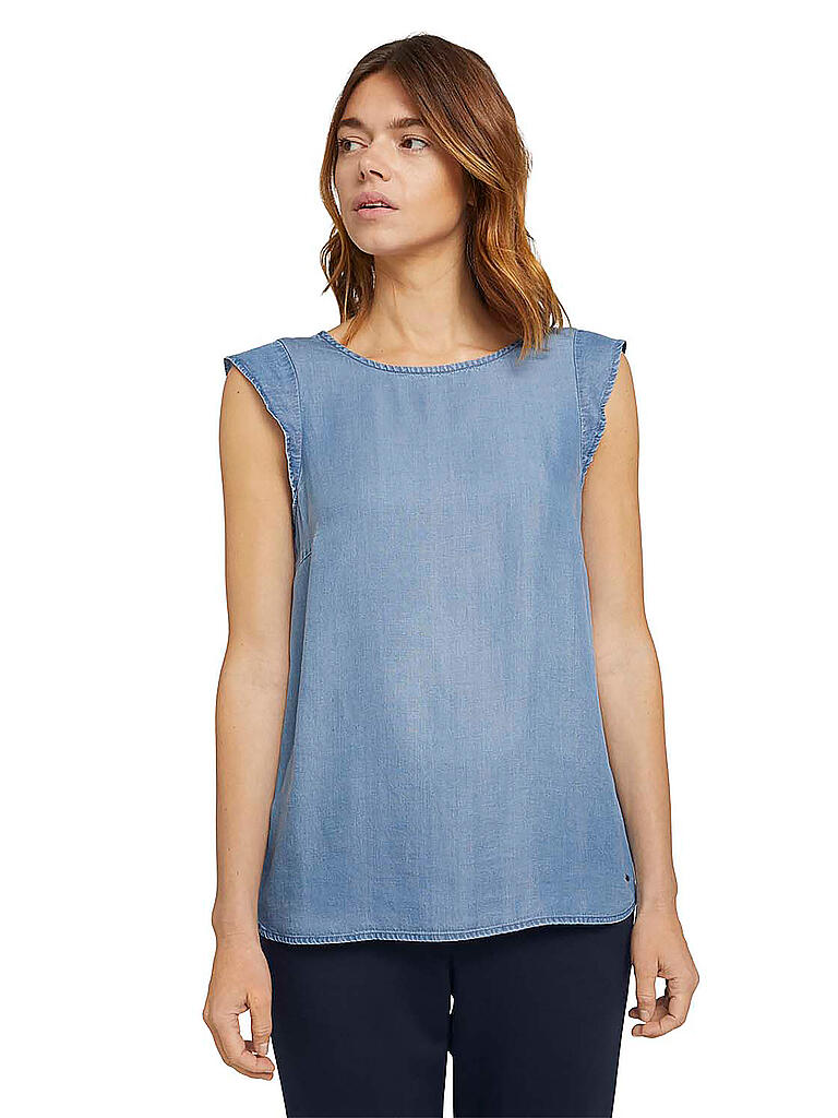 TOM TAILOR DENIM | Bluse  | blau