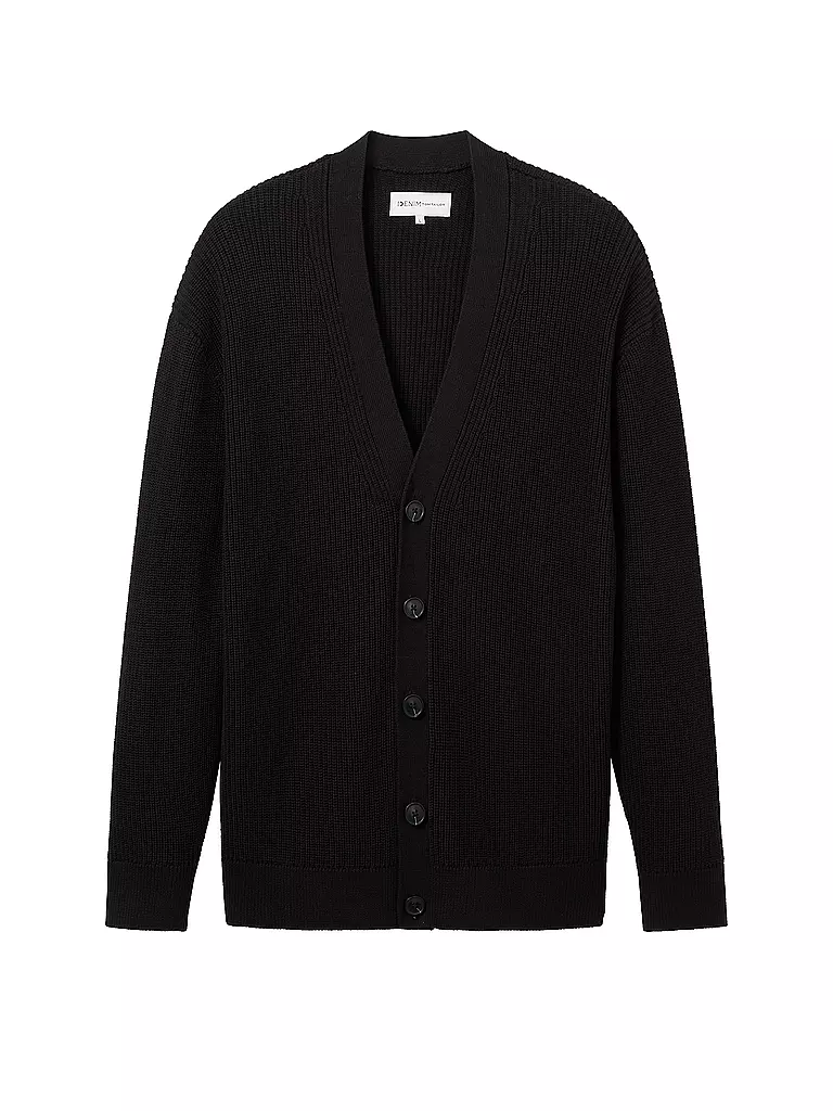 TOM TAILOR DENIM | Cardigan | schwarz