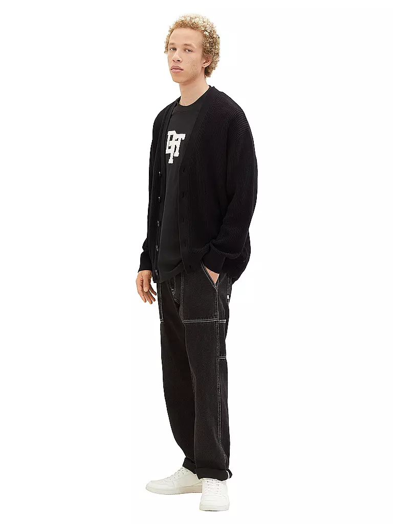 TOM TAILOR DENIM | Cardigan | schwarz