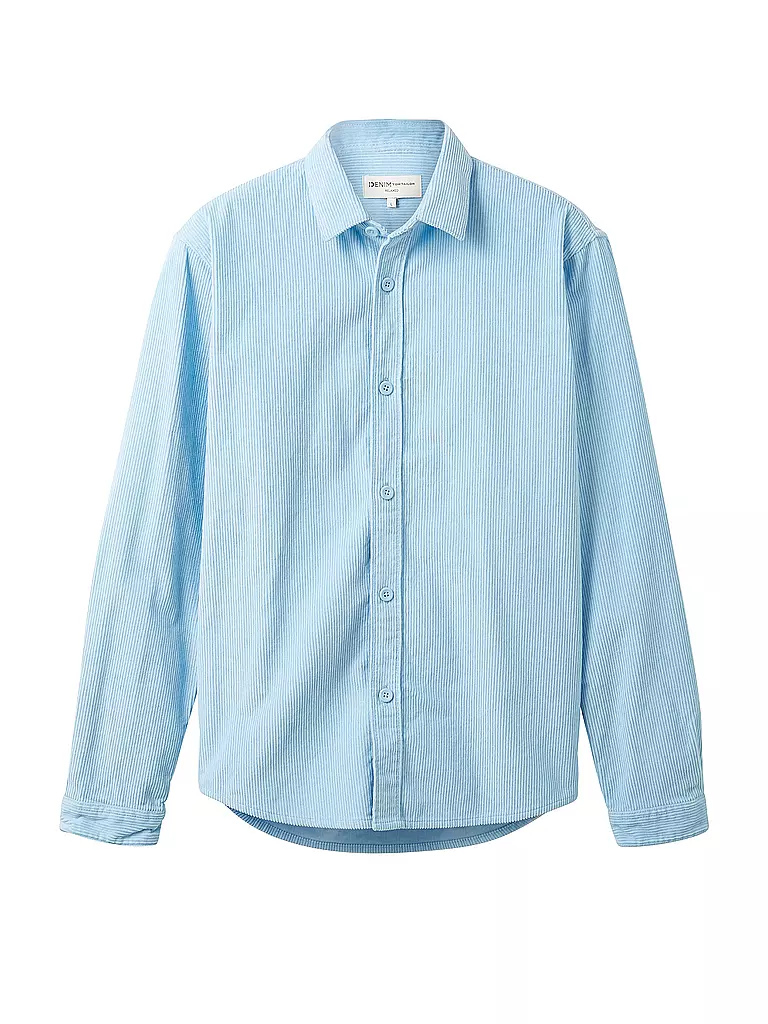 TOM TAILOR DENIM | Cordhemd | hellblau
