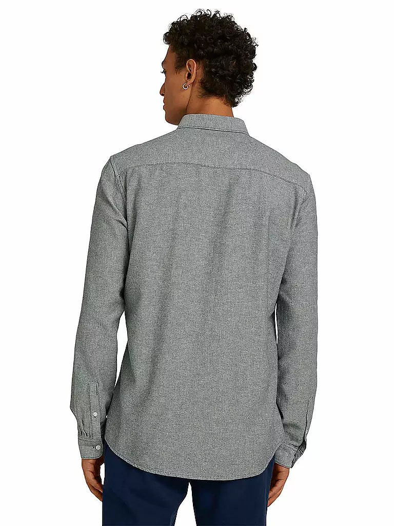 TOM TAILOR DENIM | Hemd Slim Fit | blau
