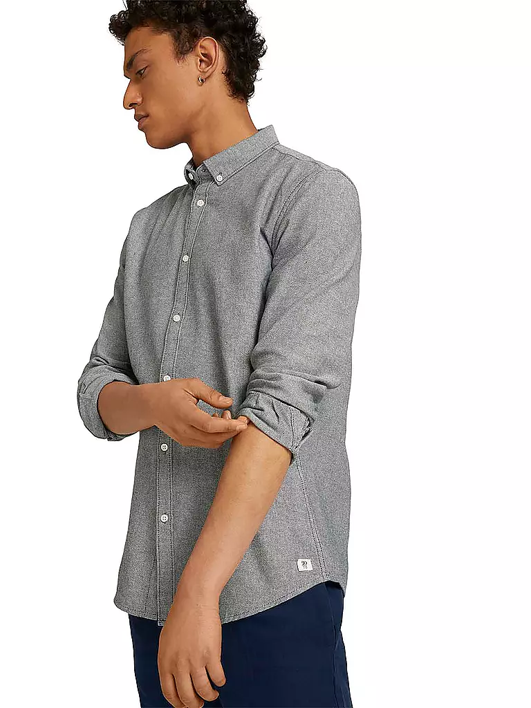 TOM TAILOR DENIM | Hemd Slim Fit | blau