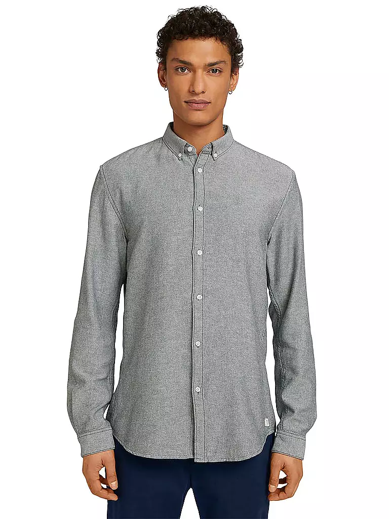 TOM TAILOR DENIM | Hemd Slim Fit | blau