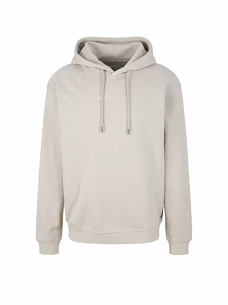 TOM TAILOR DENIM Kapuzenpullover - Hoodie hellgrau | Sweatshirts