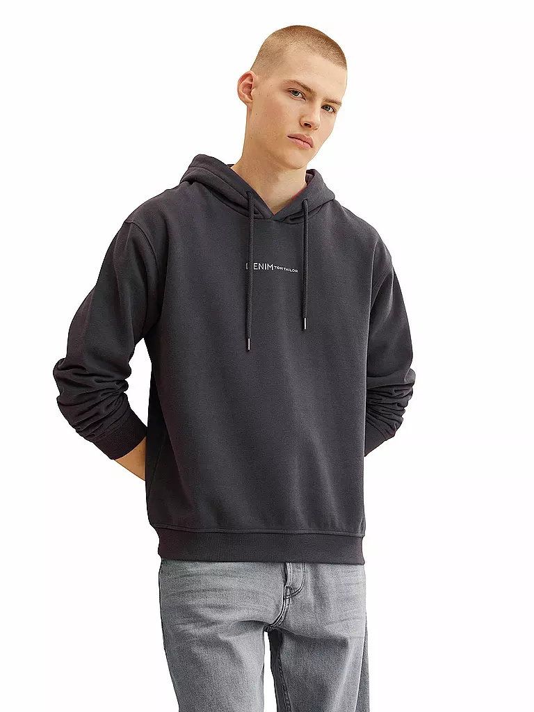 TOM TAILOR DENIM Kapuzenpullover - Hoodie grau | Sweatshirts