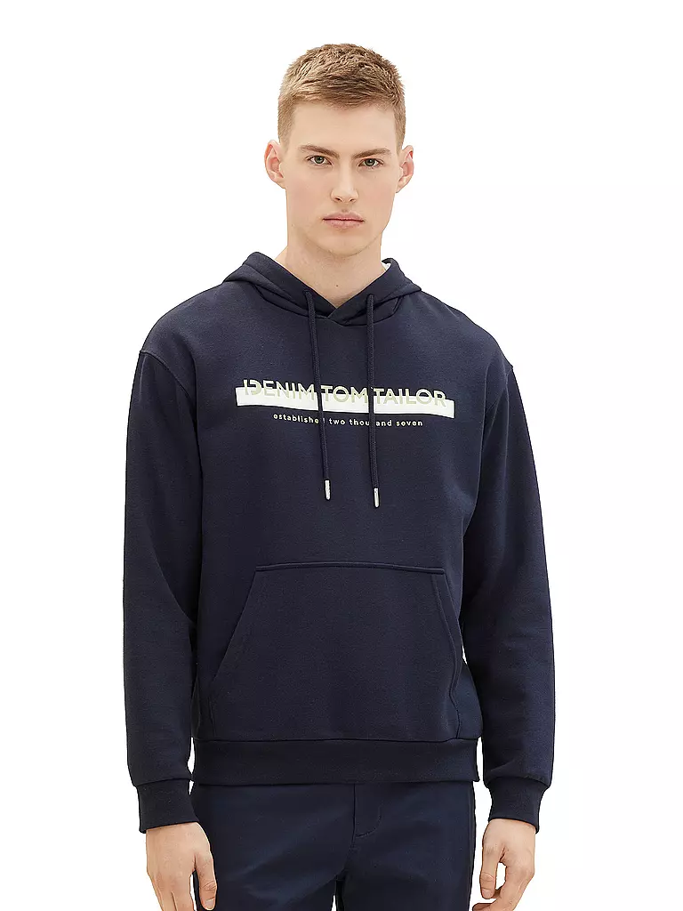 TOM TAILOR DENIM | Kapuzensweater - Hoodie | schwarz
