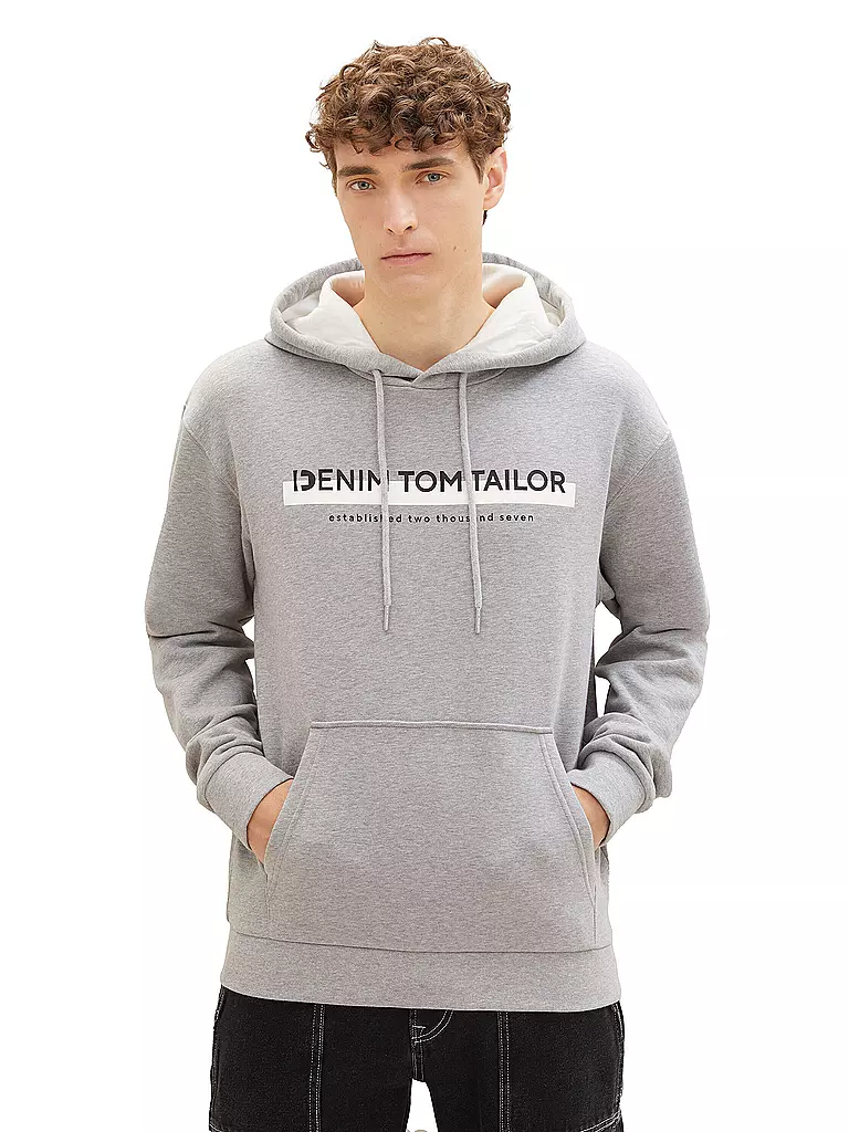 TOM TAILOR DENIM | Kapuzensweater - Hoodie | schwarz