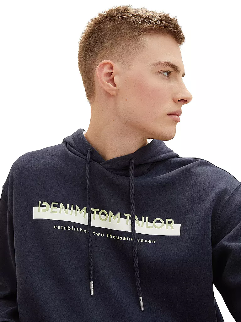 TOM TAILOR DENIM | Kapuzensweater - Hoodie | schwarz