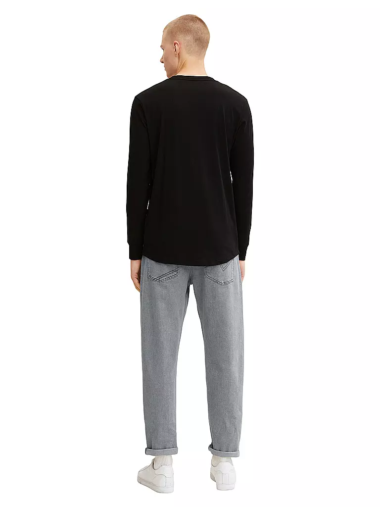 TOM TAILOR DENIM | Langarmshirt | schwarz