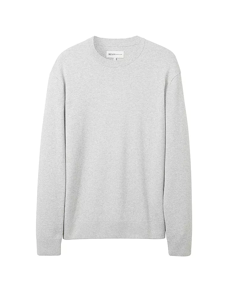 TOM TAILOR DENIM | Pullover | hellgrau