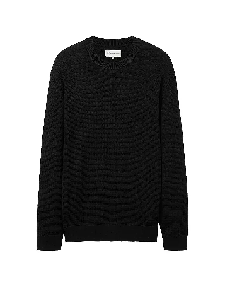 TOM TAILOR DENIM | Pullover | schwarz