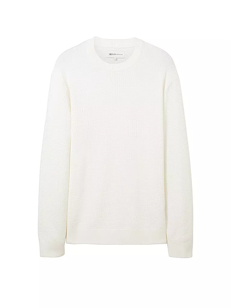 TOM TAILOR DENIM | Pullover | weiss