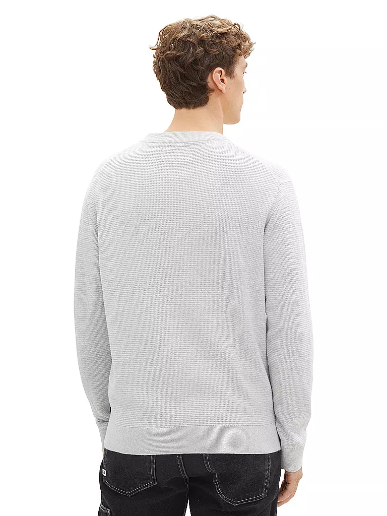 TOM TAILOR DENIM | Pullover | hellgrau