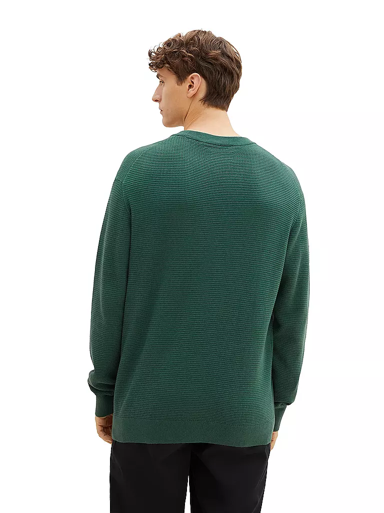 TOM TAILOR DENIM | Pullover | dunkelgrün