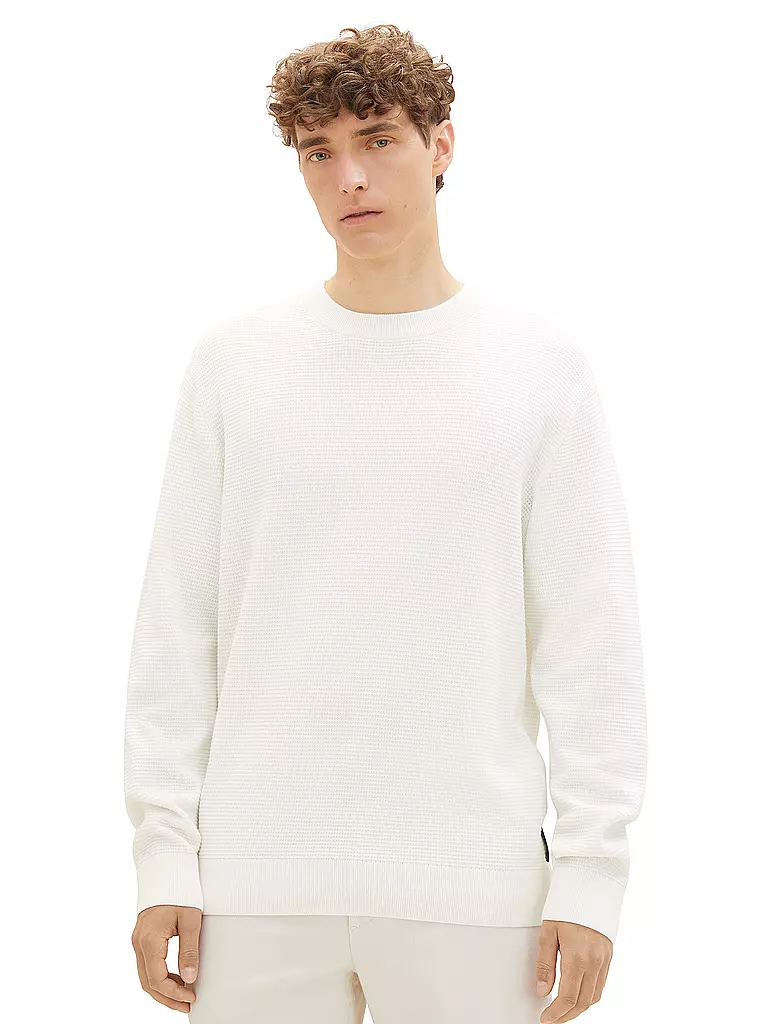 TOM TAILOR DENIM | Pullover | weiss