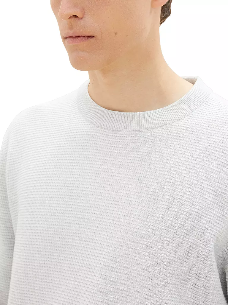 TOM TAILOR DENIM | Pullover | hellgrau