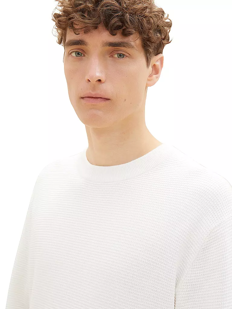 TOM TAILOR DENIM | Pullover | weiss