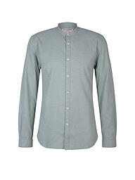 TOM TAILOR DENIM | Stehkragenhemd Slim Fit | blau