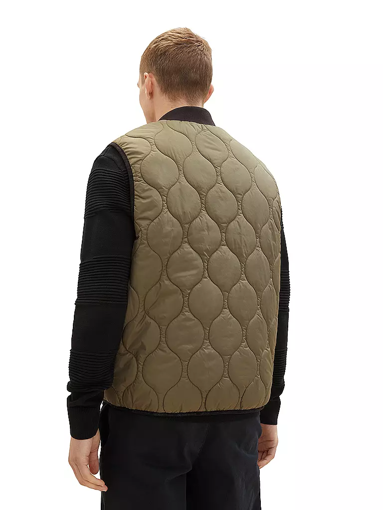TOM TAILOR DENIM | Steppgilet | schwarz
