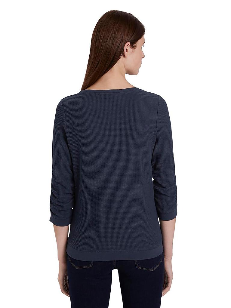 Tom Tailor Denim Sweater Femme Col V - Pull Tricoté Confortable Et Tendance