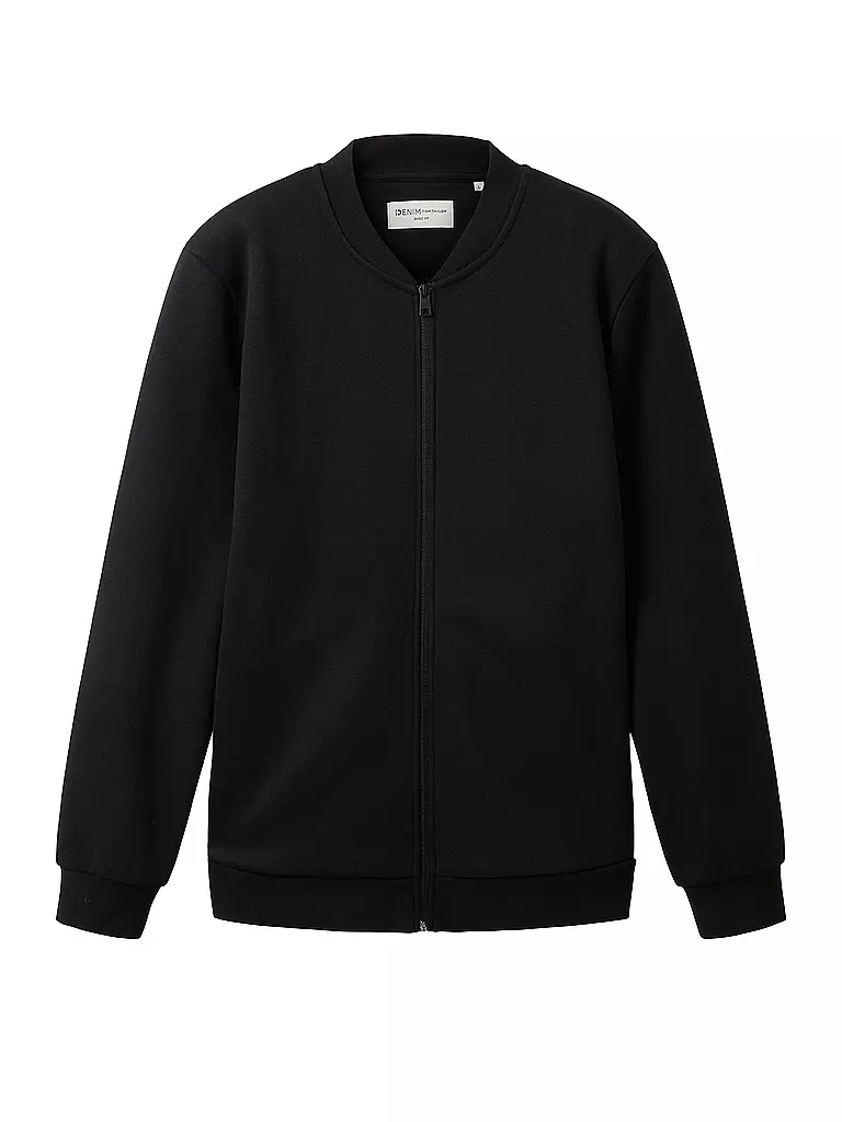 TOM TAILOR DENIM | Sweatjacke | schwarz