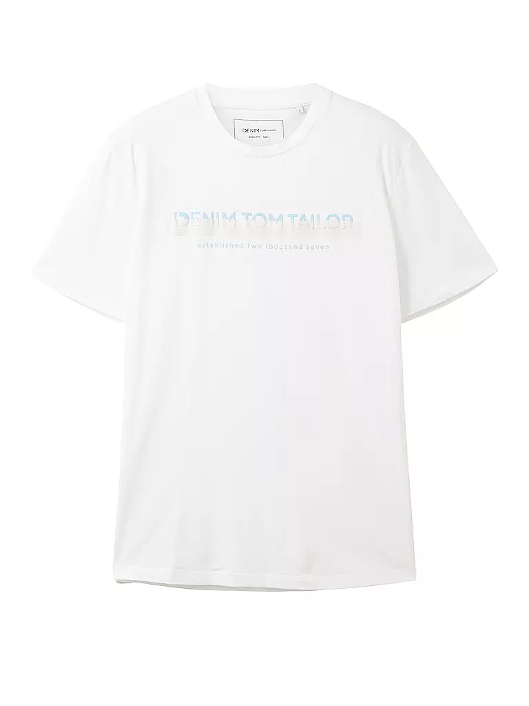 TOM TAILOR DENIM | T-Shirt | weiss