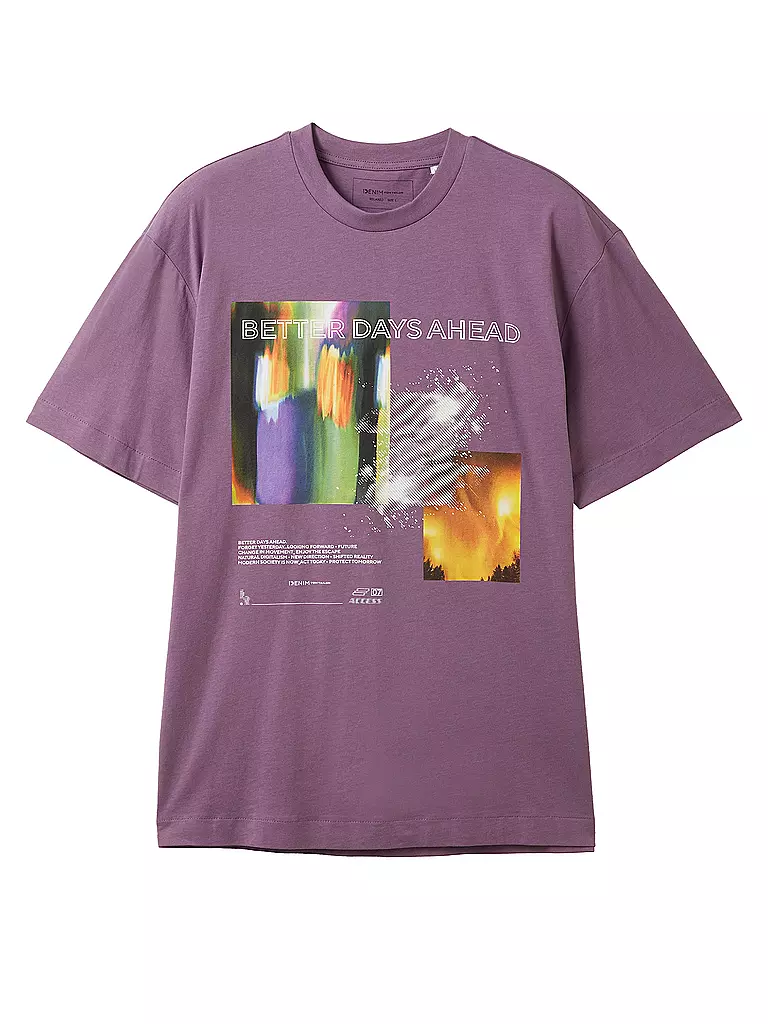 TOM TAILOR DENIM | T-Shirt | lila