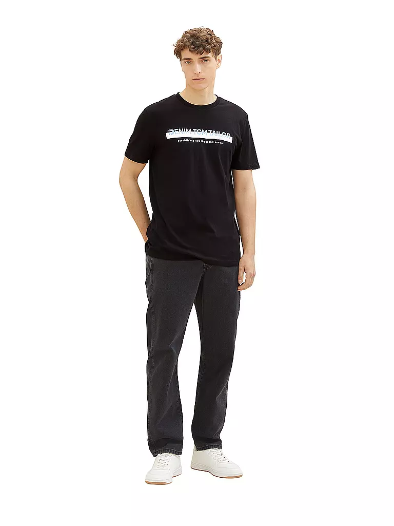 TOM TAILOR DENIM | T-Shirt | schwarz