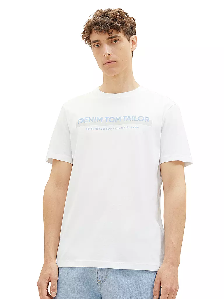 TOM TAILOR DENIM | T-Shirt | weiss