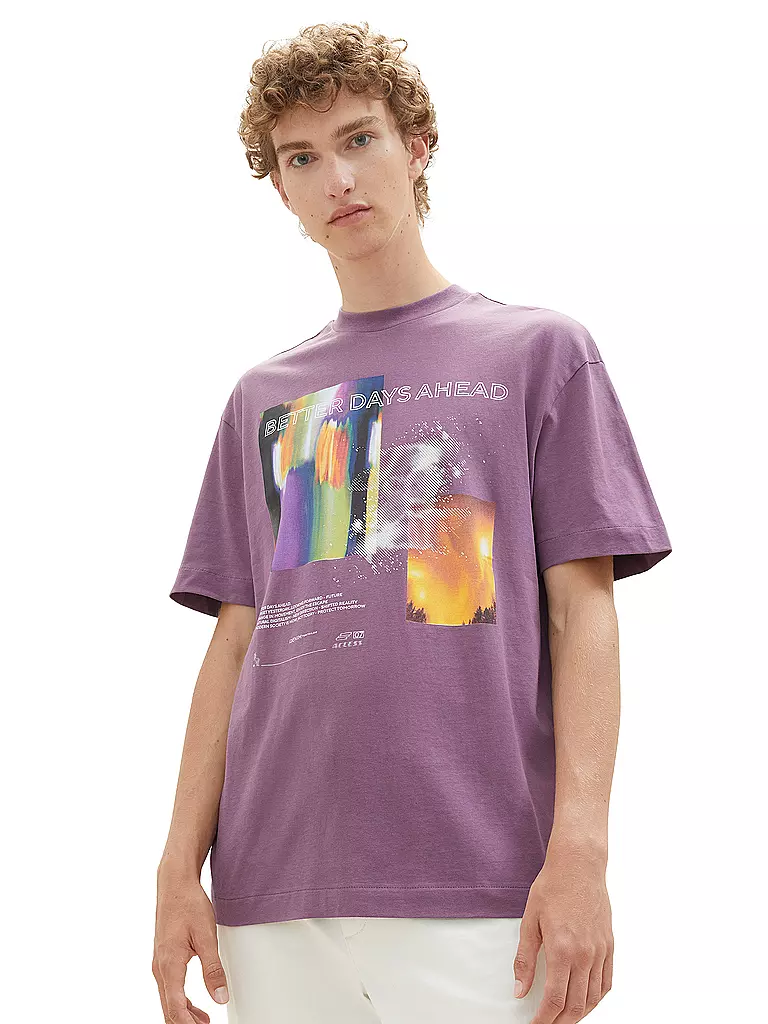 TOM TAILOR DENIM | T-Shirt | lila