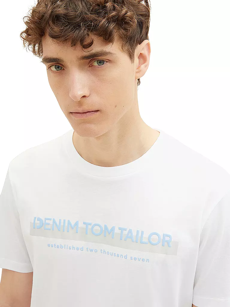 TOM TAILOR DENIM | T-Shirt | weiss