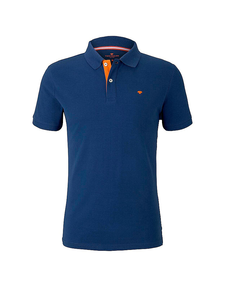 TOM TAILOR Poloshirt Regular-Fit blau | XL