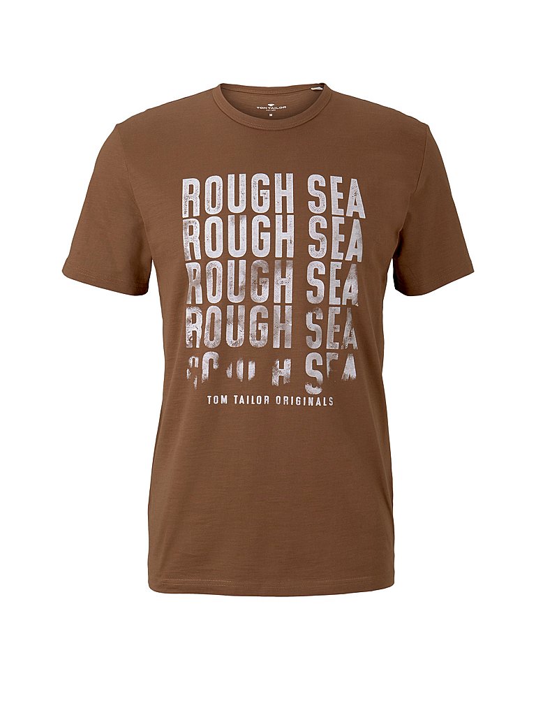 TOM TAILOR T Shirt braun | L