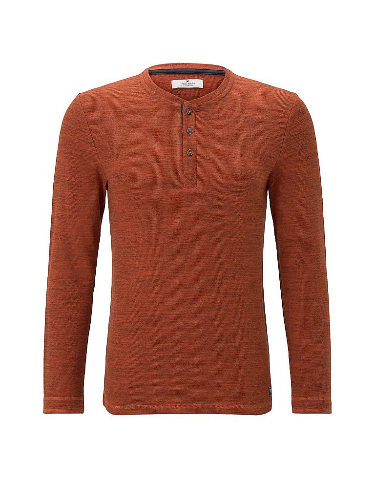 TOM TAILOR Langarmshirt orange | M