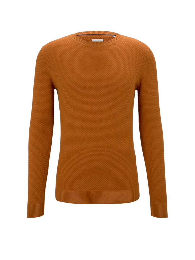 TOM TAILOR Pullover  Regular Fit  orange | L