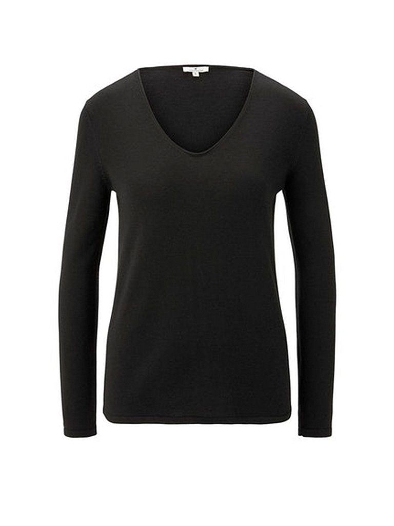 TOM TAILOR Pullover schwarz | XL