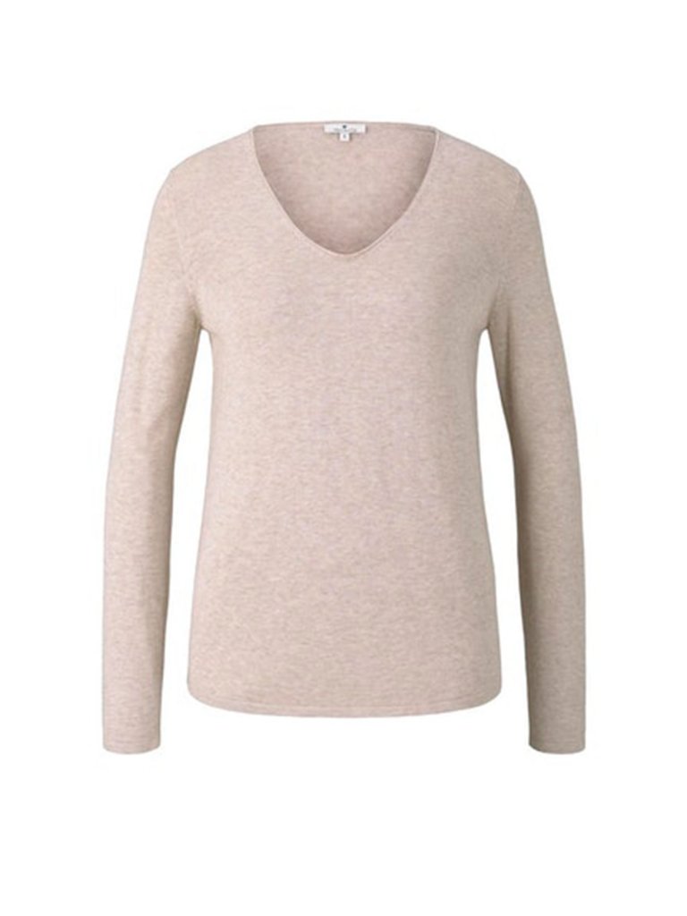 TOM TAILOR Pullover beige | L