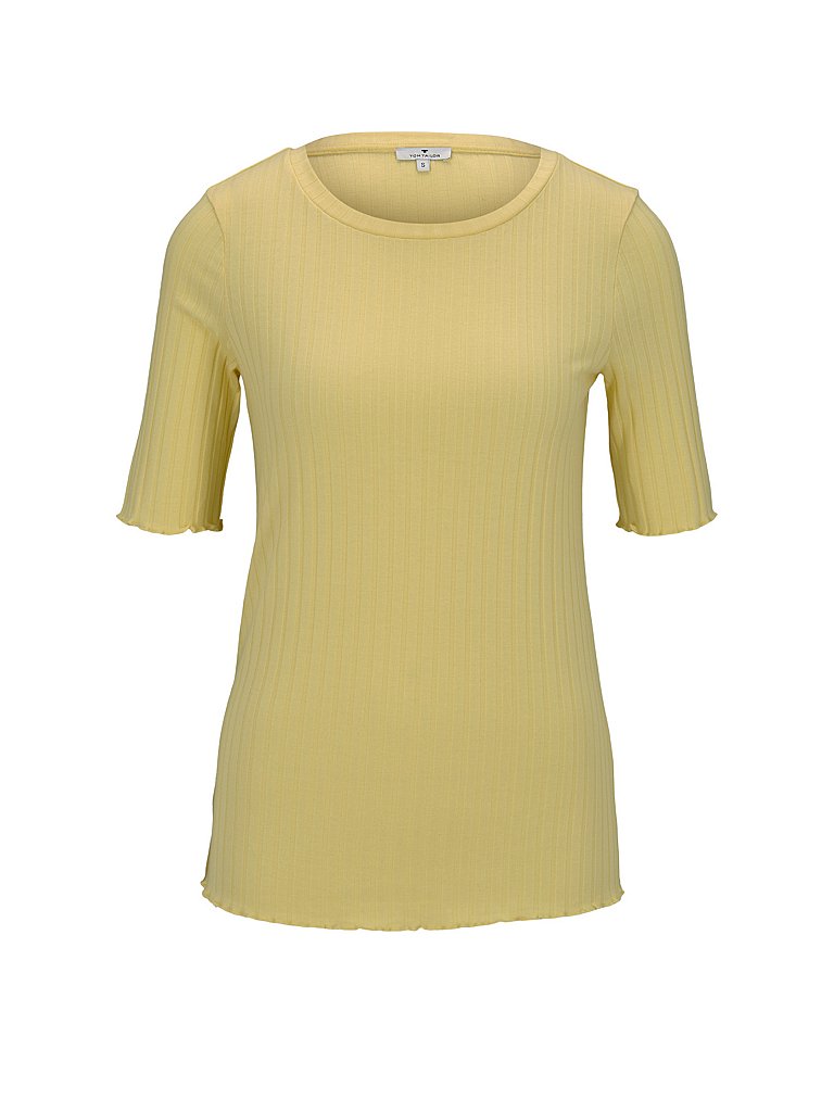 TOM TAILOR T Shirt gelb | L