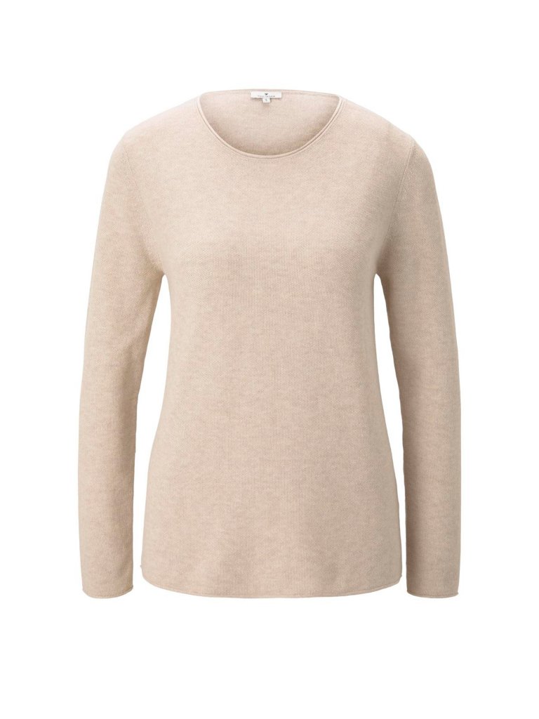 TOM TAILOR Pullover beige | M