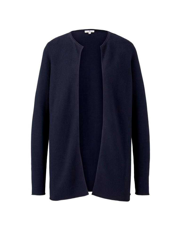 TOM TAILOR Weste blau | S