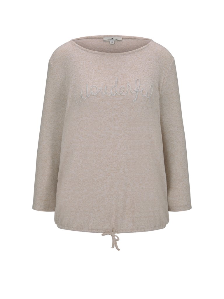 TOM TAILOR T Shirt beige | S