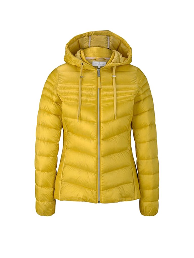 TOM TAILOR Leichtsteppjacke gelb | M