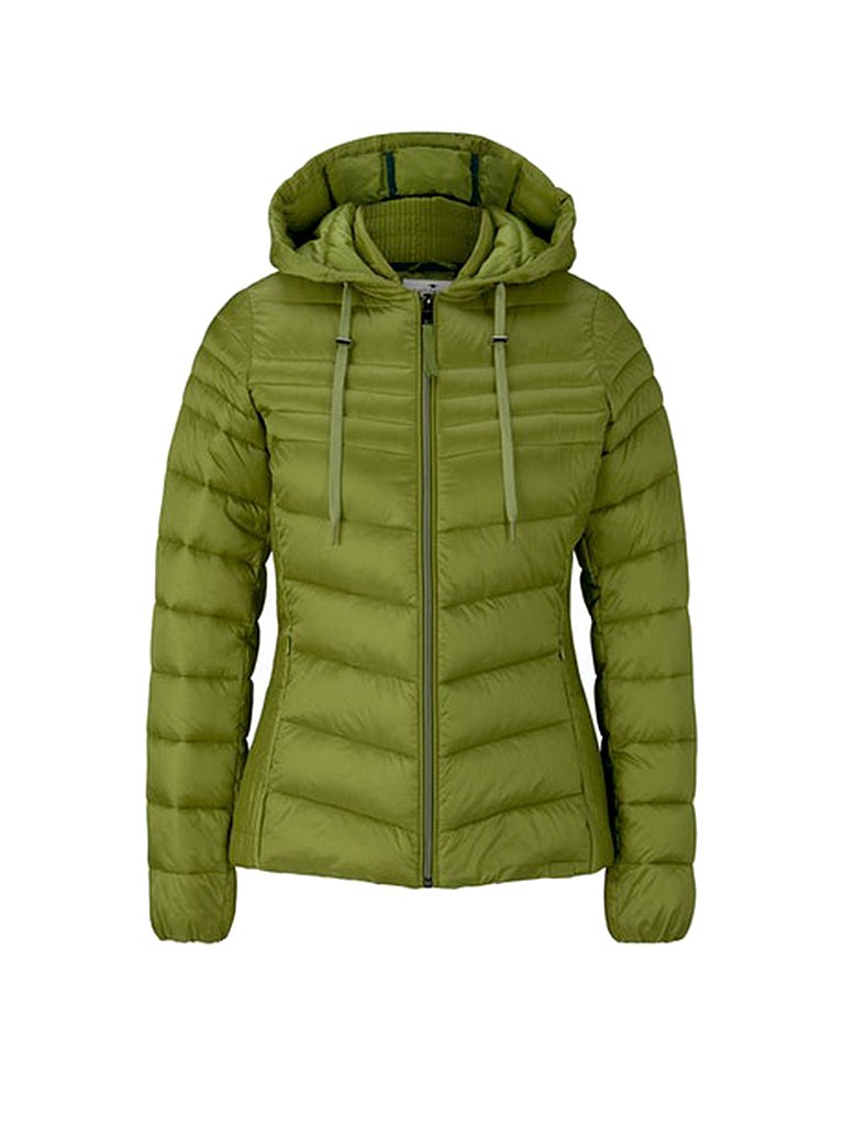 TOM TAILOR Leichtsteppjacke grün | L
